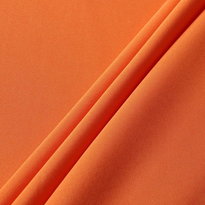 sancua Round Tablecloth - 60 Inch - Water Resistant Spill Proof Washable Polyester Table Cloth Decorative Fabric Table Cover for Dining Tables, Buffet Parties and Camping, Orange - Image 5